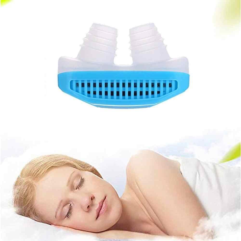 2-in-1 Anti-Snoring Air Purifier Nose Clip for Sleep