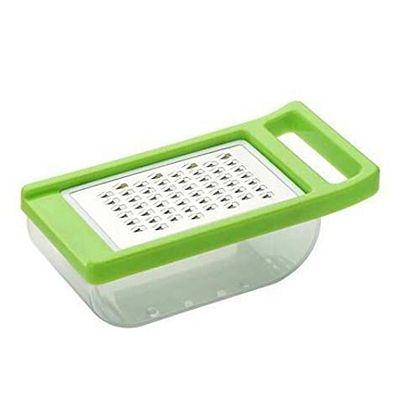Cheese Grater with Stainless Steel Blades, Slicer & Chopper