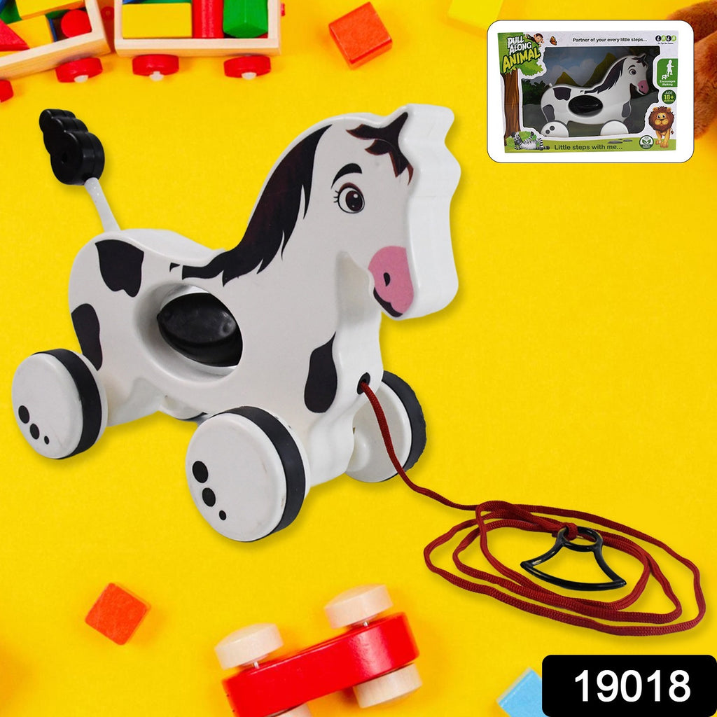 Horse Pull Along Toy for Kids (1 Pc)