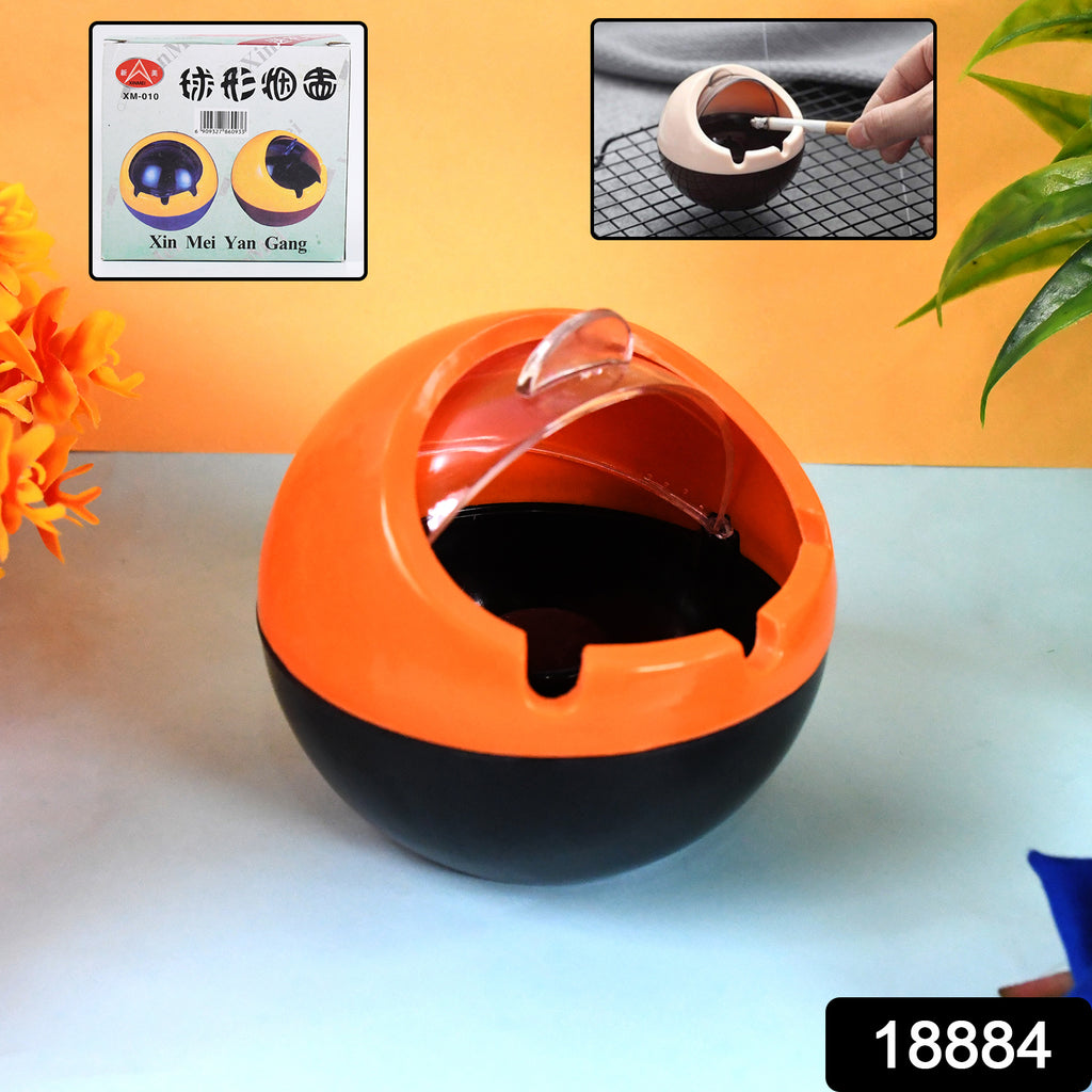 Ball Ashtray Windproof with Lid for Patio or Car