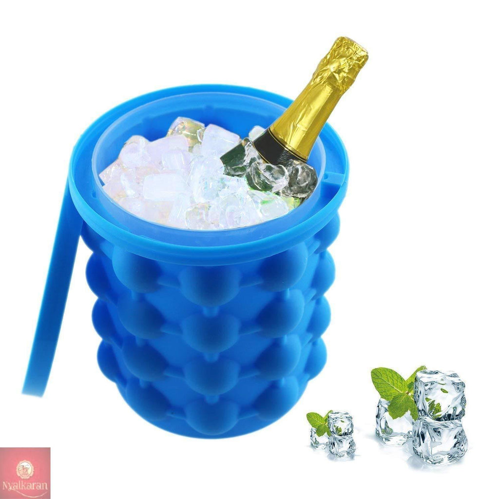 Silicone Ice Cube Maker for Easy Ice Tray Making