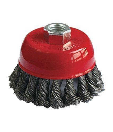 Wire Wheel Cup Brush (Black) for Metal Cleaning