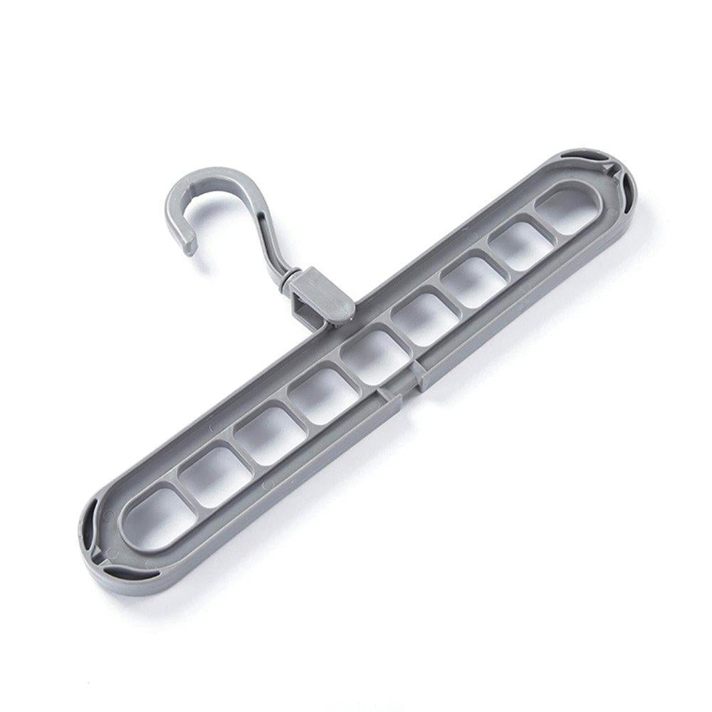 9-Hole Plastic Hanger for Wardrobe & Clothes Storage