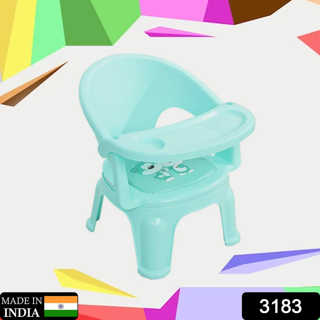 Baby Chair with Tray, Durable Plastic High Chair for Kids