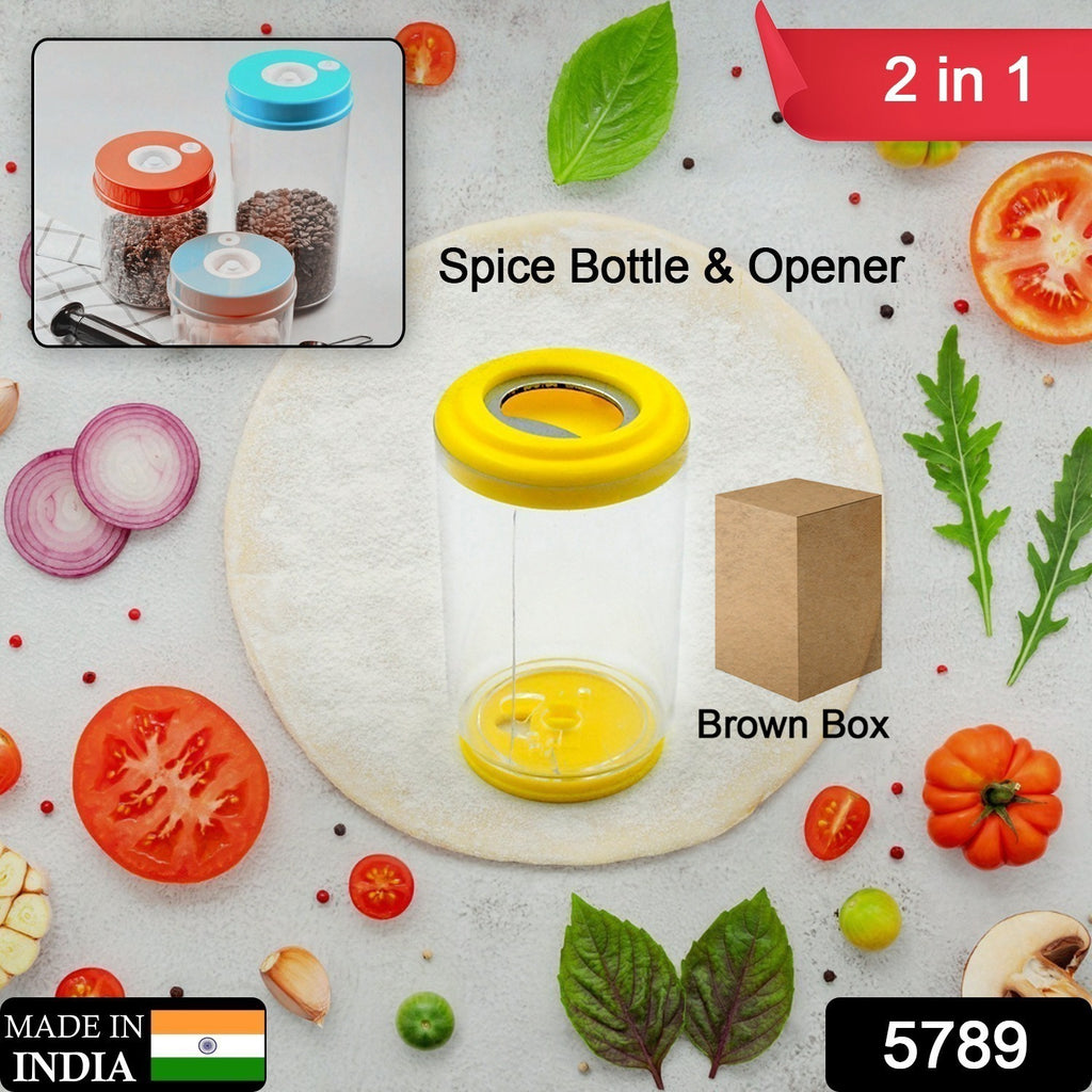 Salt Dispenser Bottle with Opener, 4 Pcs Set