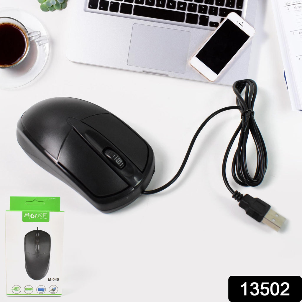 Computer Wired Optical Mouse M-045 1 Pc