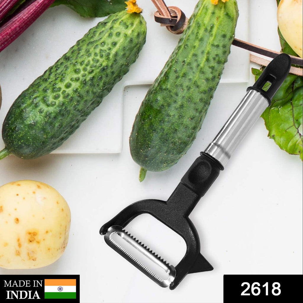 2-in-1 Double Julienne & Vegetable Peeler