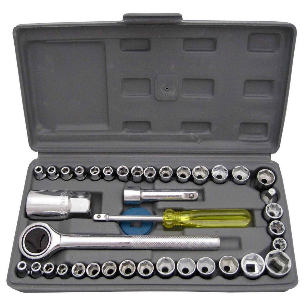 40-Piece Socket Combination Tool Kit (Multifunctional)