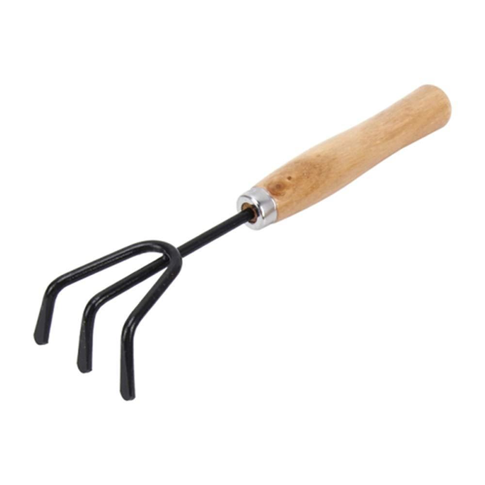 Hand Cultivator, Steel Black for Gardening (1 Pc)