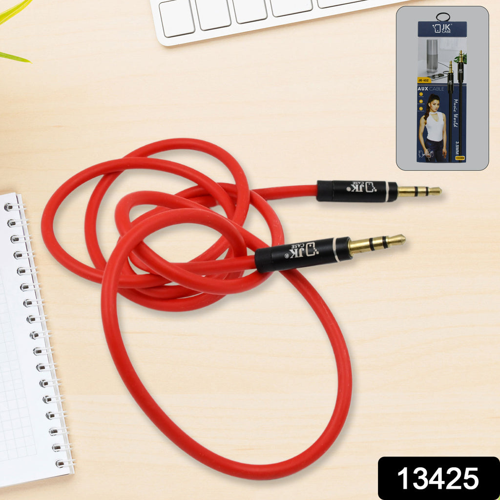 Aux Cable 3.5mm for Mobile, Tablet, Home, Car 1 Pc