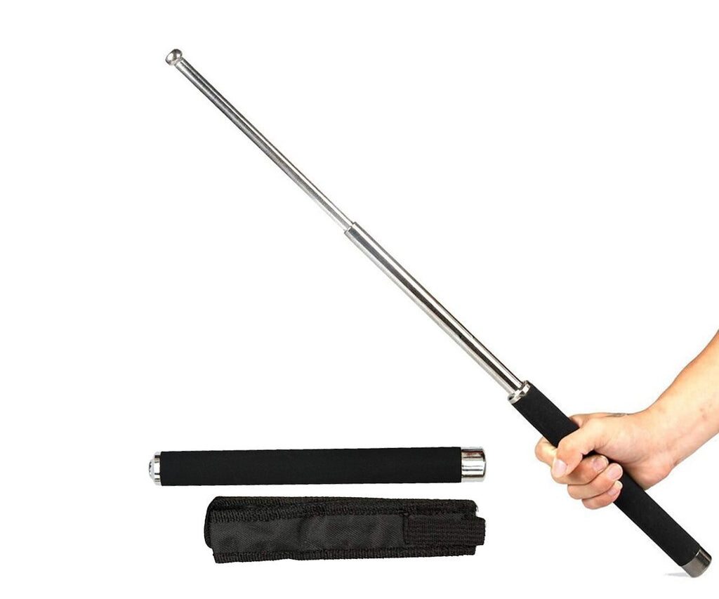 Multi-Function Collapsible Self-Defense Stick