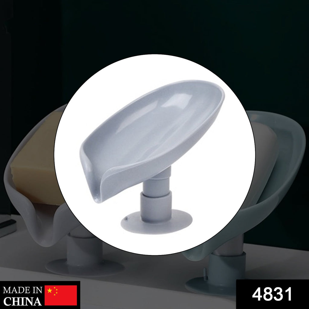 Self Draining Soap Holder, Bathroom Leaf Shape Tray