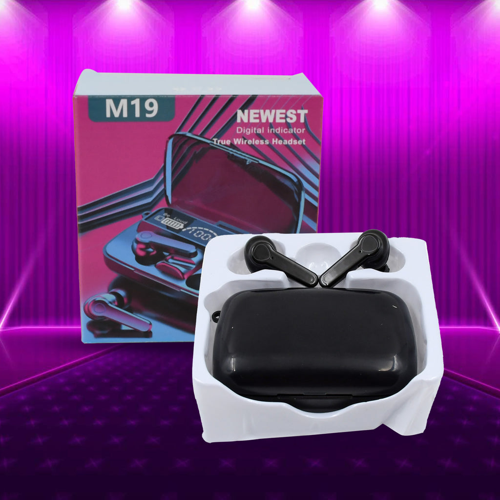 M19 ワイヤレスイヤホン M19 TWS Wireless Bluetooth Headphones Earphones High Bass Earbuds
