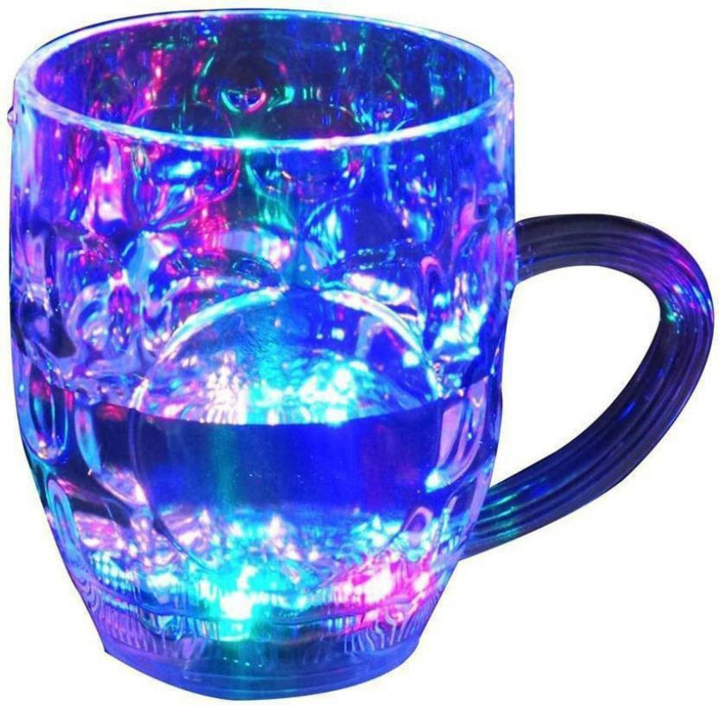 LED Glass Cup with Rainbow Colors