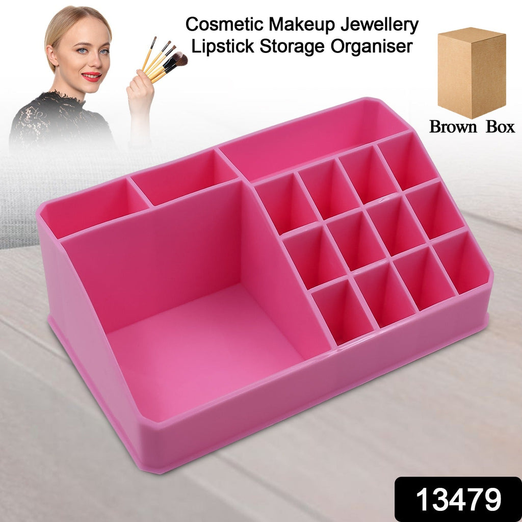 Makeup Organizer Plastic Case for Cosmetics (1 Pc)
