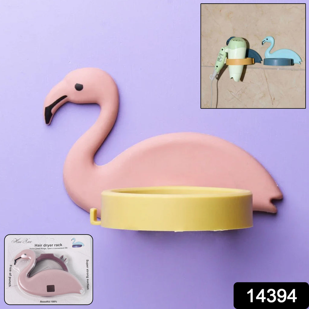 Hair Dryer Wall Mount Organizer Stand With Hooks