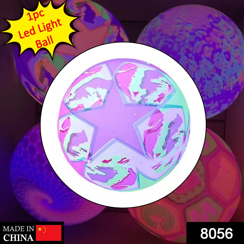 Bouncy Stress Reliever LED Rubber Balls For Kids