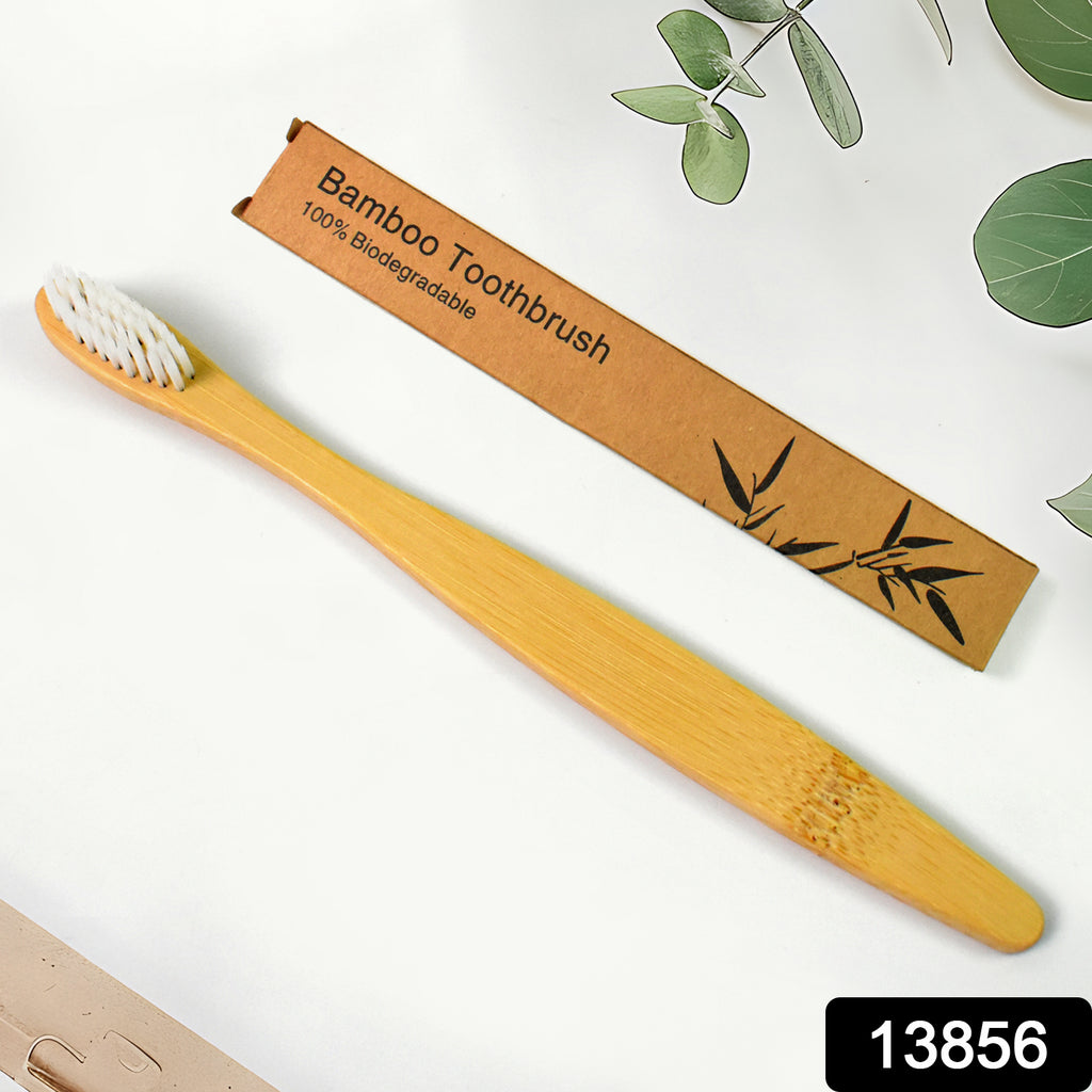 Wooden Bamboo Toothbrush with Ultra Soft Bristles (1 Pc)