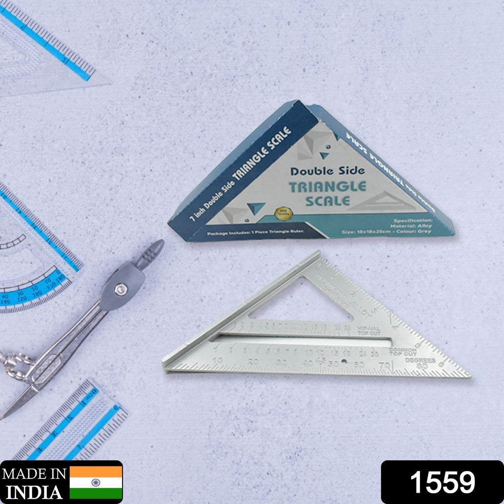 Double Side Scale Triangle Rafter Square Tool