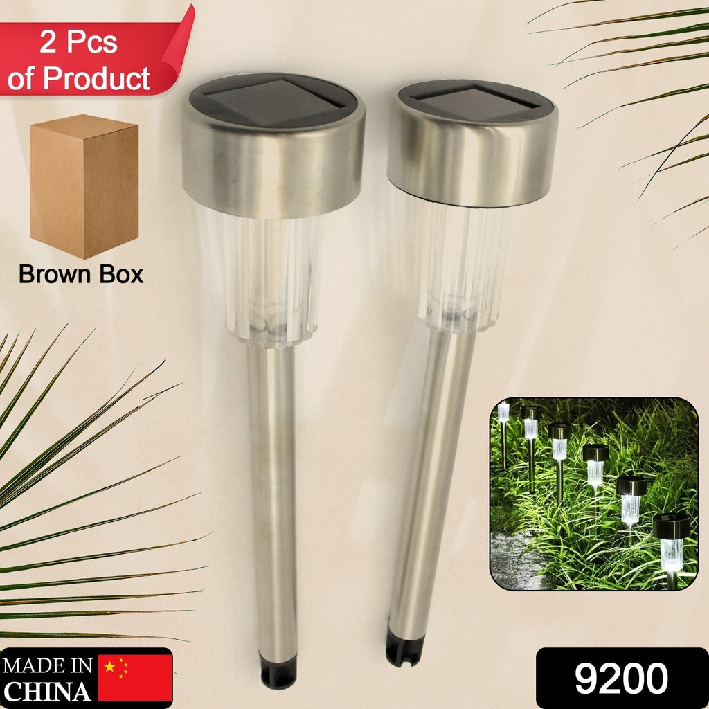 Solar LED Spike Spot Light for Garden & Pathway (2 Pc Set)
