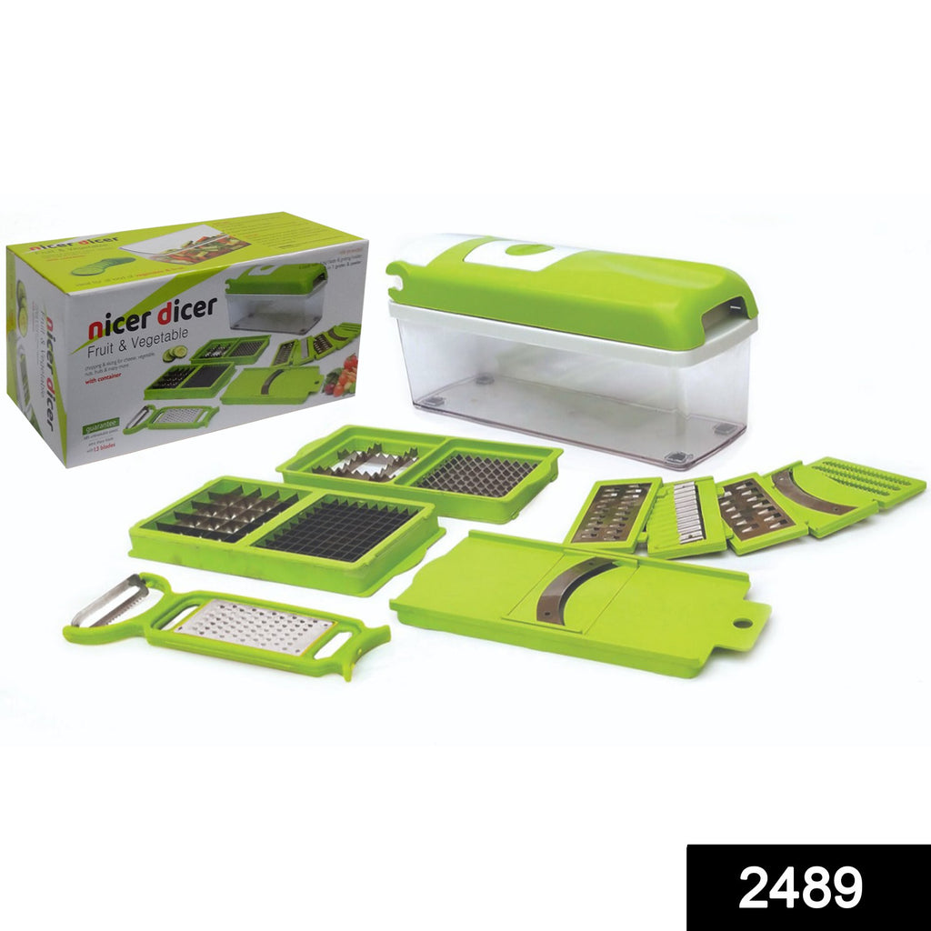 Plastic 13-in-1 Manual Vegetable Grater & Slicer