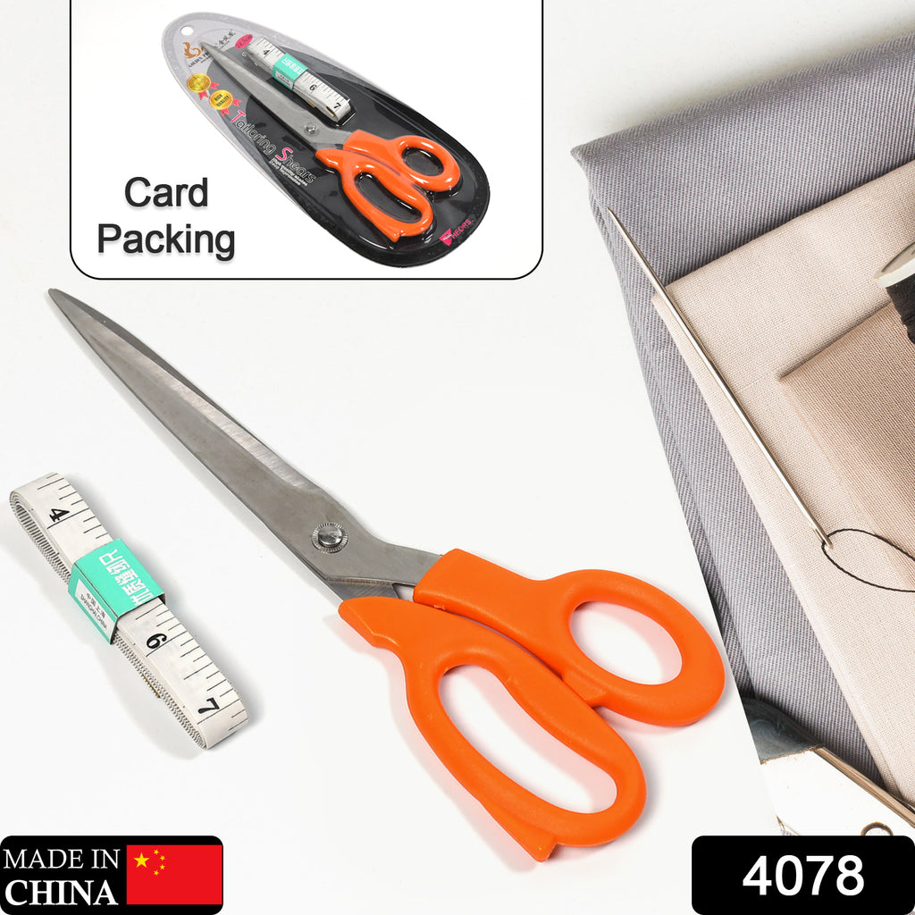 Tailor Scissors with Flexible Measuring Tape for Home Use