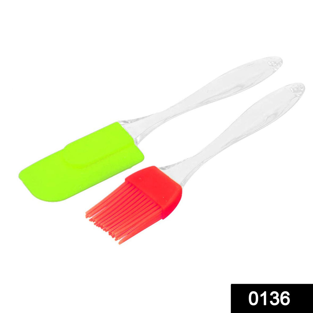 Spatula & Pastry Brush for Cake Mixer