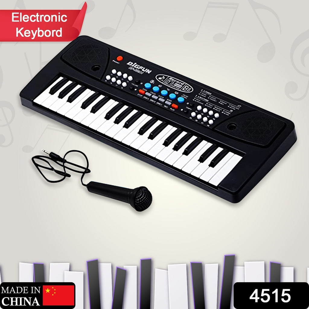 37-Key Piano Keyboard with Mic, Kids Musical Toy