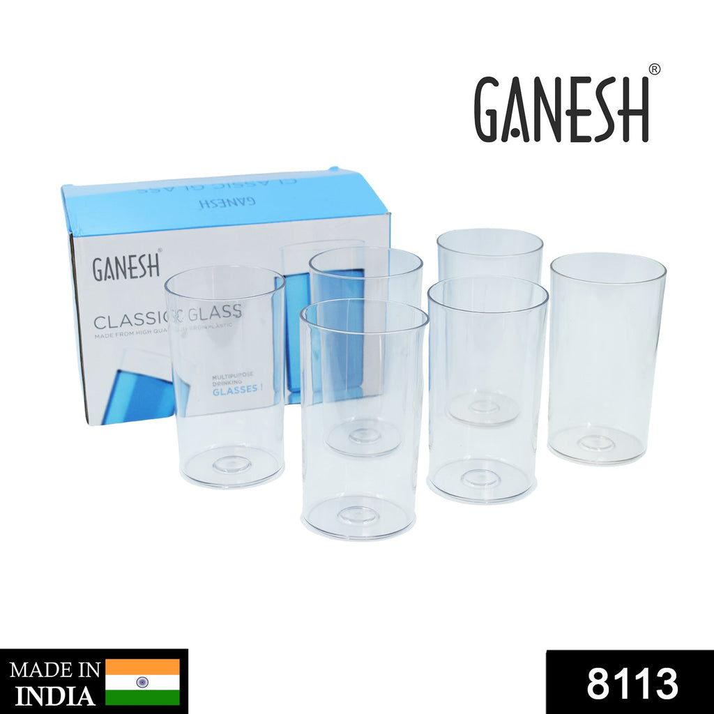 Ganesh Classic Glass Set of 6 (350ml)