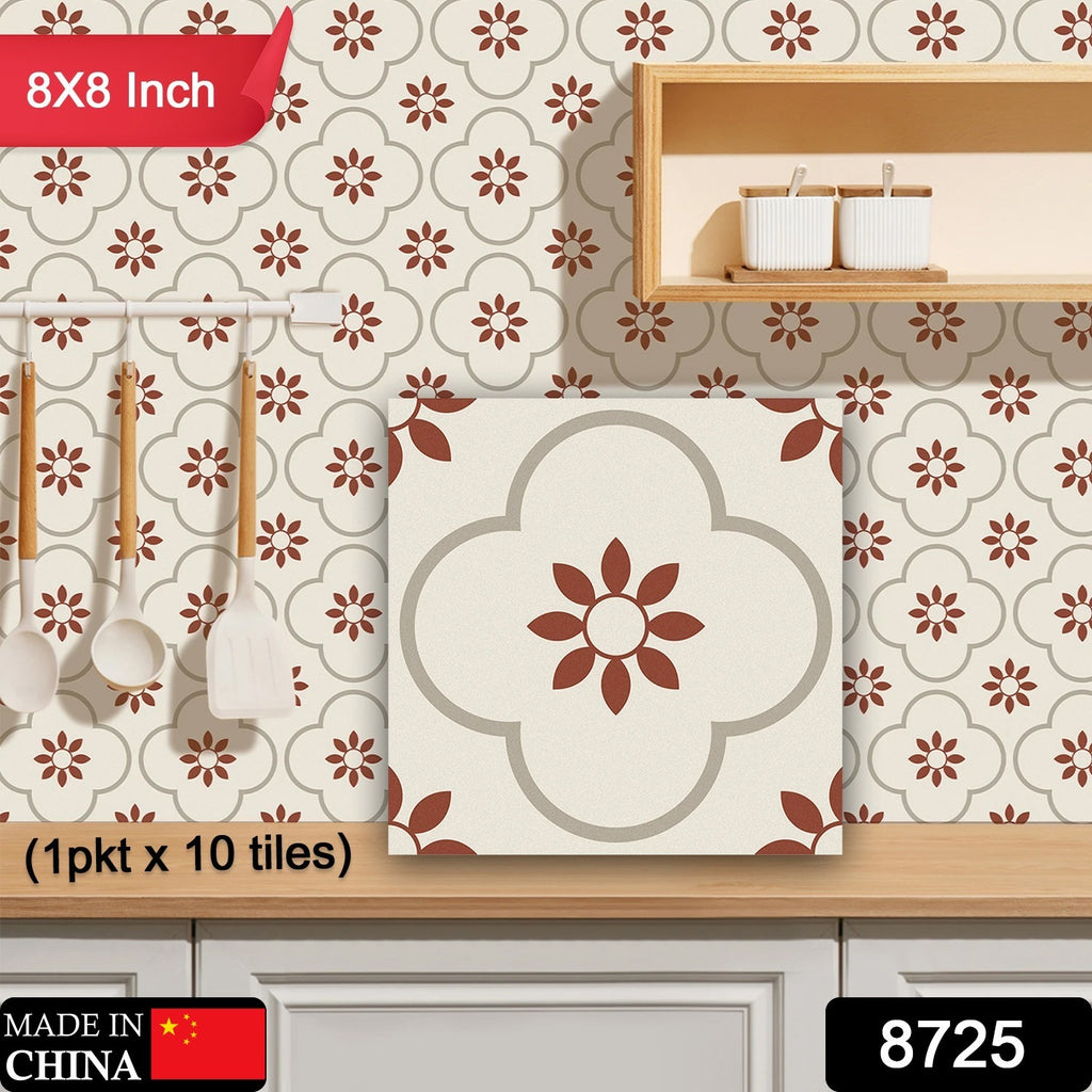 Peel & Stick Floor Tiles, DIY Waterproof Wall Decals (10pc)