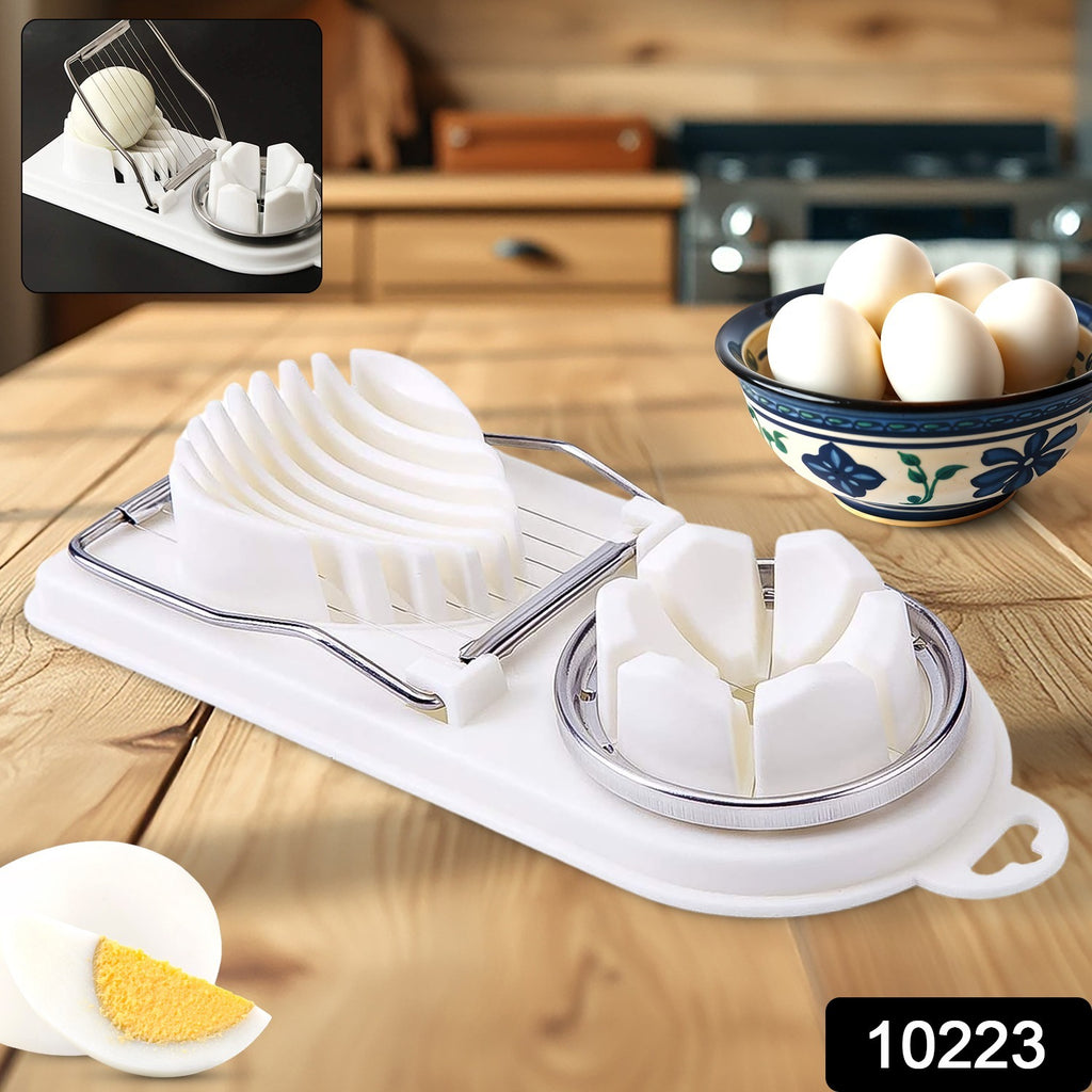 2 In 1 Egg Slicer Cutter for Boiled Eggs