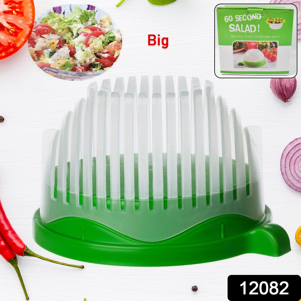 Plastic Salad Cutter Maker 60 Seconds Salad Bowl (1 Pc)