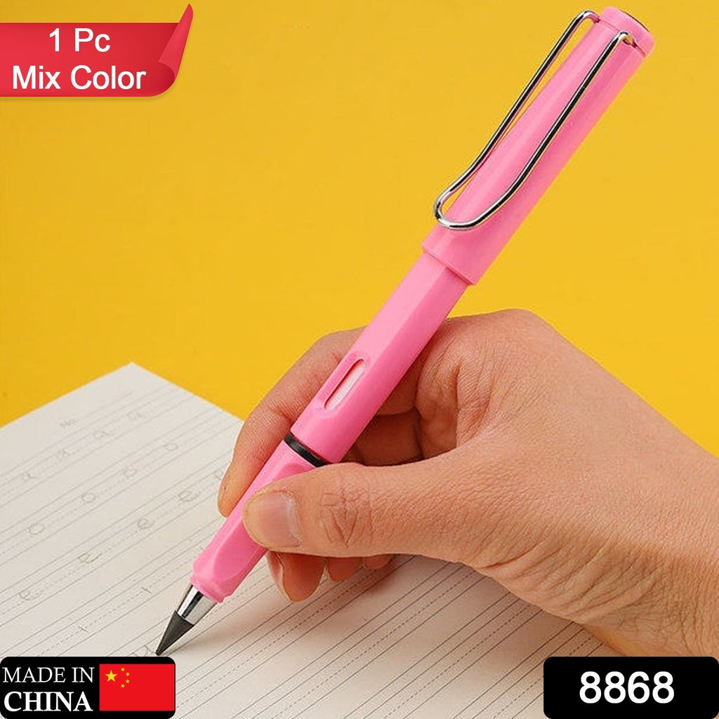 2-in-1 Everlasting Pencil with Eraser & Reusable Ink (1 Pc)