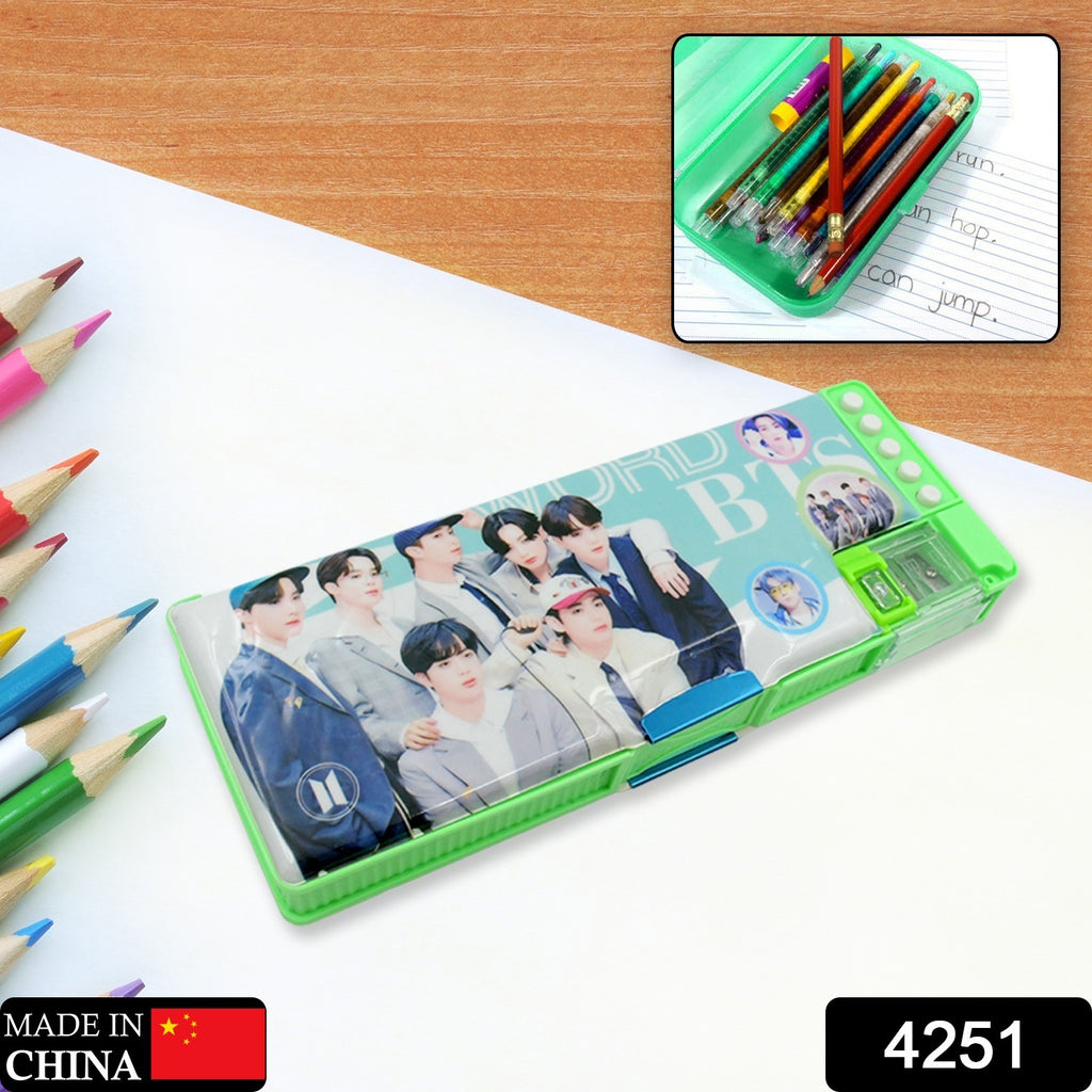 Multipurpose Compass Box, Cartoon Pencil Case for Kids