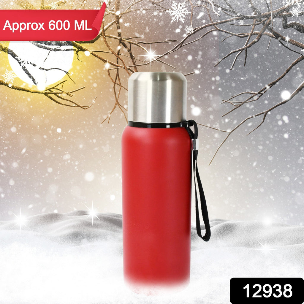 Stainless Steel Leak-Proof Water Bottle for Home & Travel (600ml)