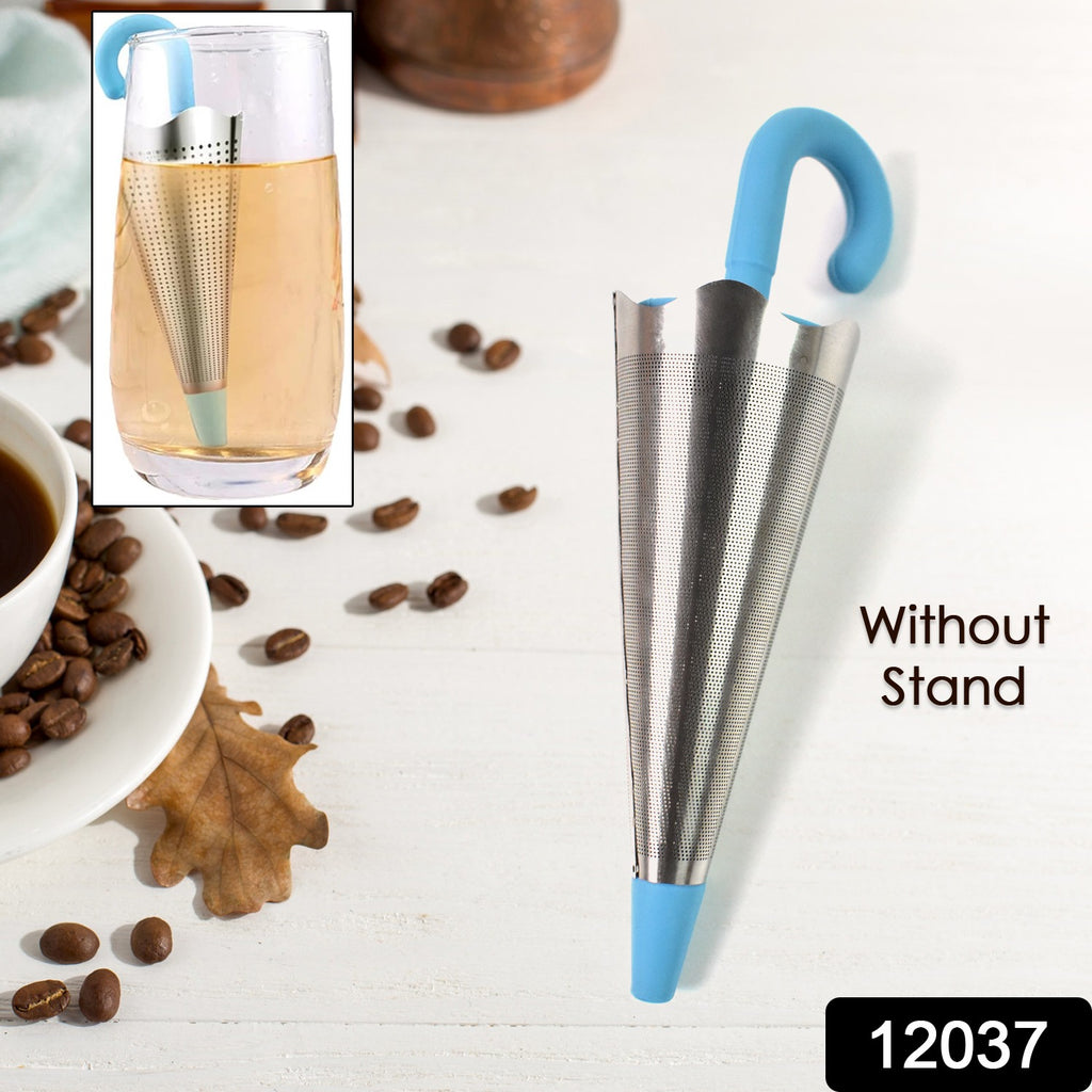 Reusable Cute Umbrella Tea Strainer Without Tray (1 Pc)