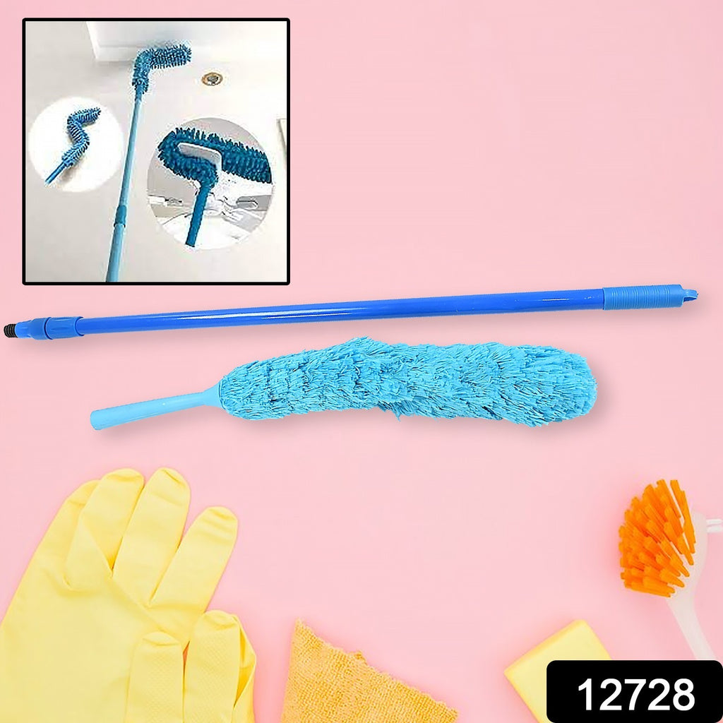 Adjustable Long Handle Microfiber Dust Cleaning Brush