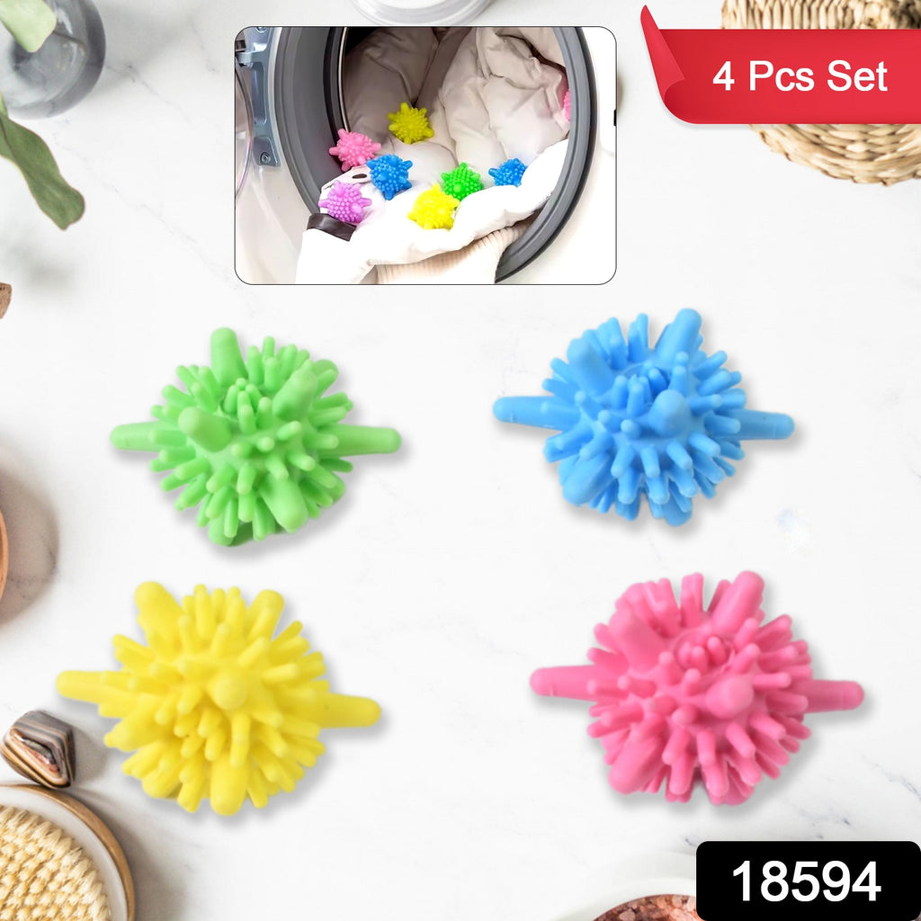 Soft Star Laundry Dryer Balls for Washing Machine (4 Pcs)