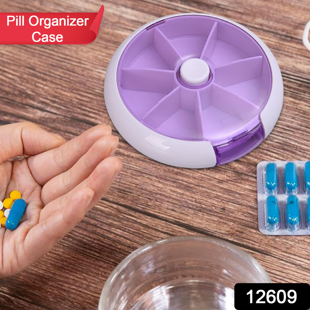 7-Day Pill Box Organizer for Weekly Medicine (1pc)