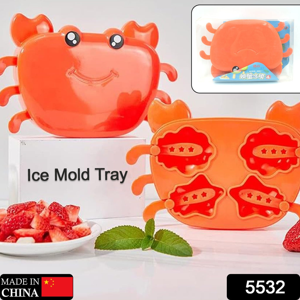 Crab-Shaped Ice Cream Mold for Kids & Adults (1 Pc)