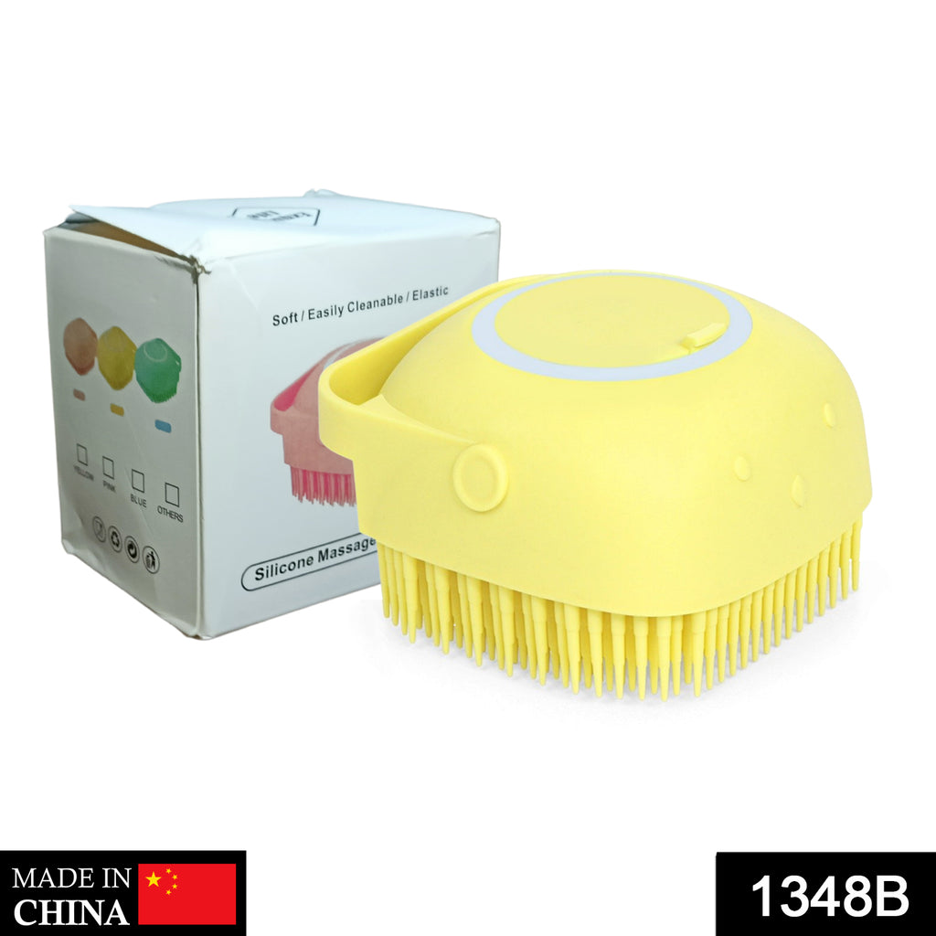 Silicone Body Brush with Shampoo Dispenser