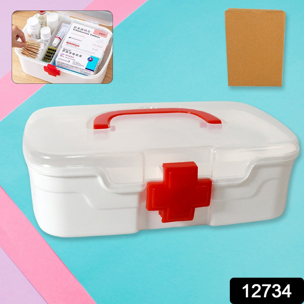 Multi-Purpose Medical Box with Detachable Tray (1pc)