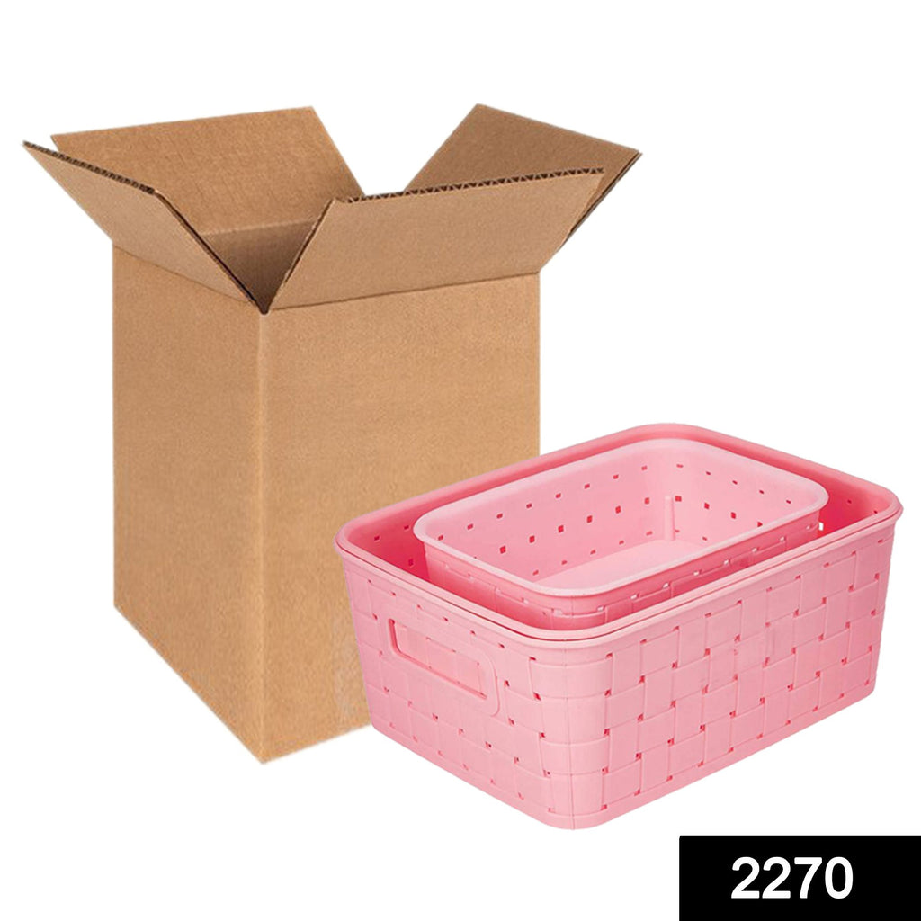 Smart Shelf Basket Storage Basket Set 3pc