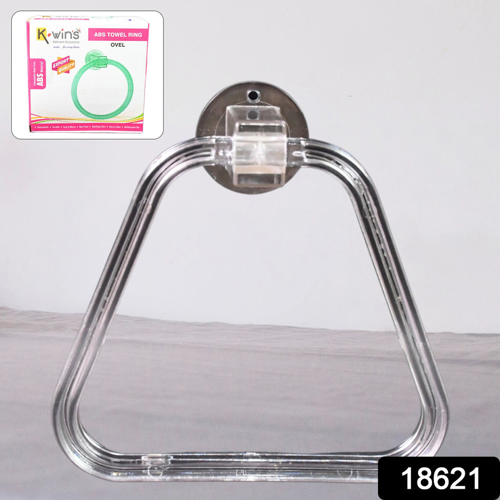 Unbreakable ABS Square Towel Ring Wall Holder