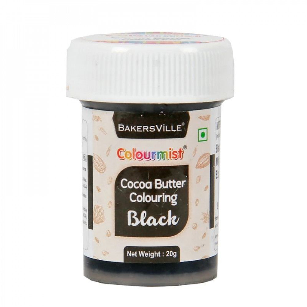 Black Cocoa Butter Colouring - Colourmist (20g)  - H03102