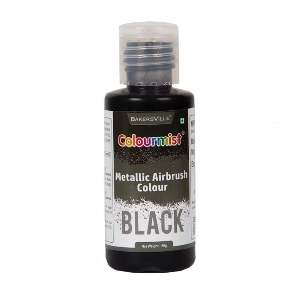 Black Metallic Airbrush Colour - Colourmist - H03105