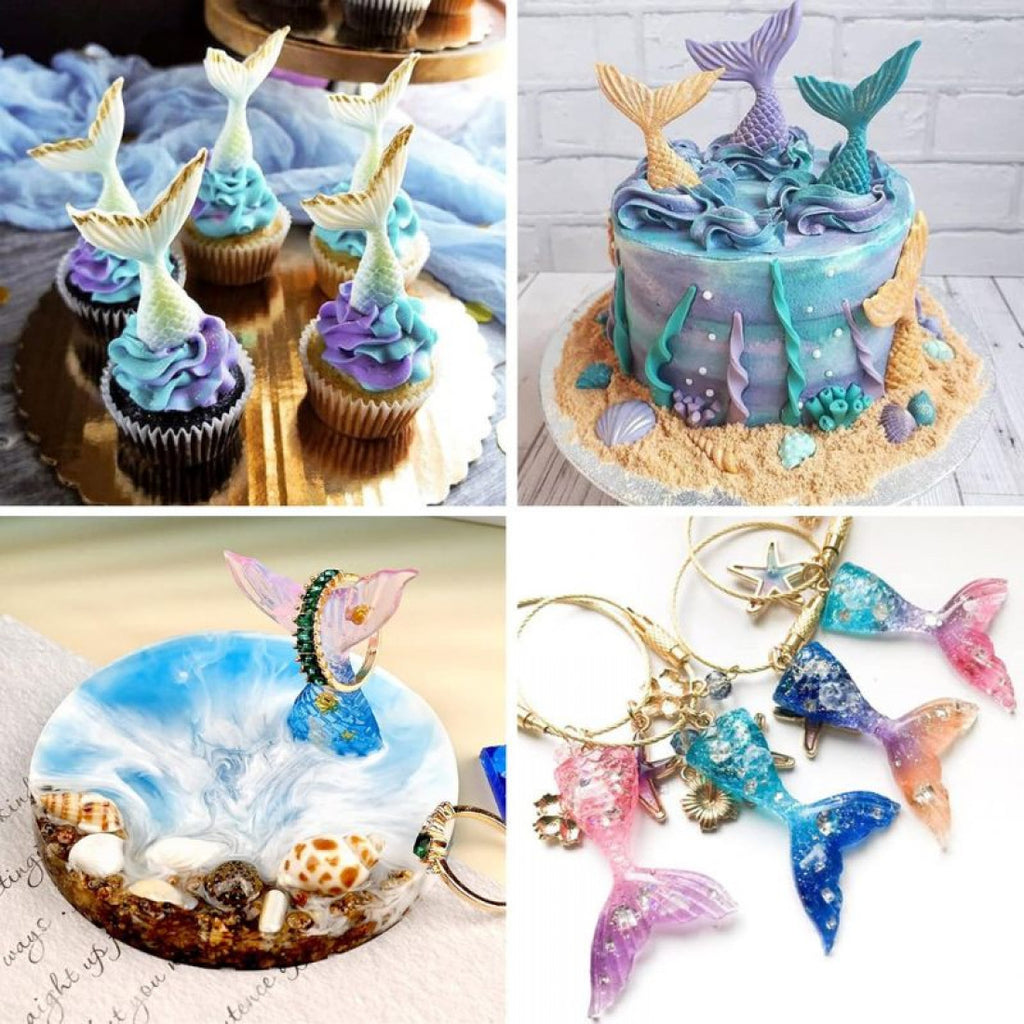 16 Cavity Mermaid Tail Silicone Chocolate Mould - H03138