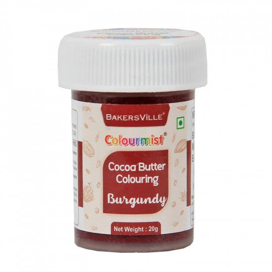 Burgundy Cocoa Butter Colouring - Colourmist (20g) H03114