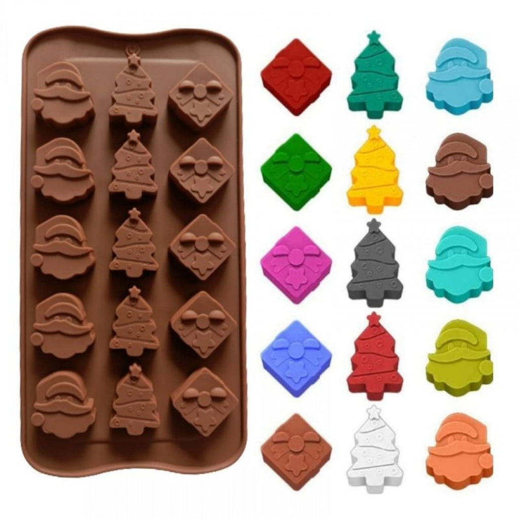 Christmas Theme Silicone Chocolate Mould - H03178