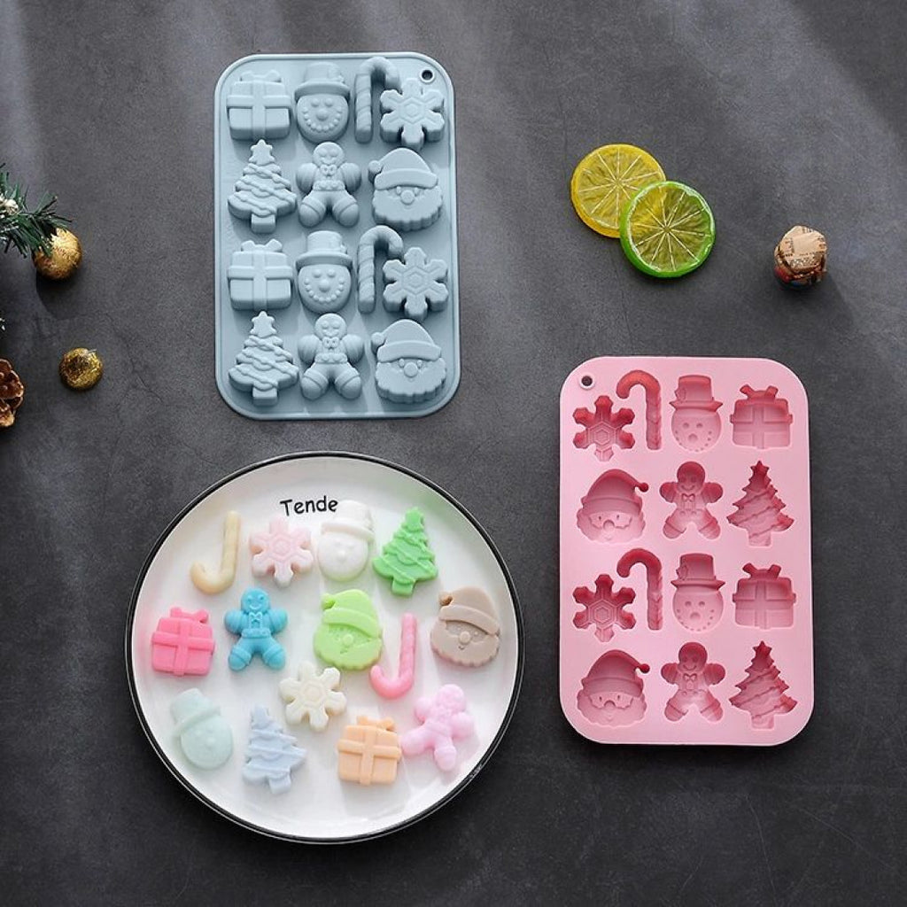 Christmas Theme Silicone Chocolate Mould (Style 3) - H03181